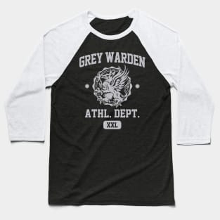 Grey Warden Athletic Department | Dragon Age | Silver Baseball T-Shirt